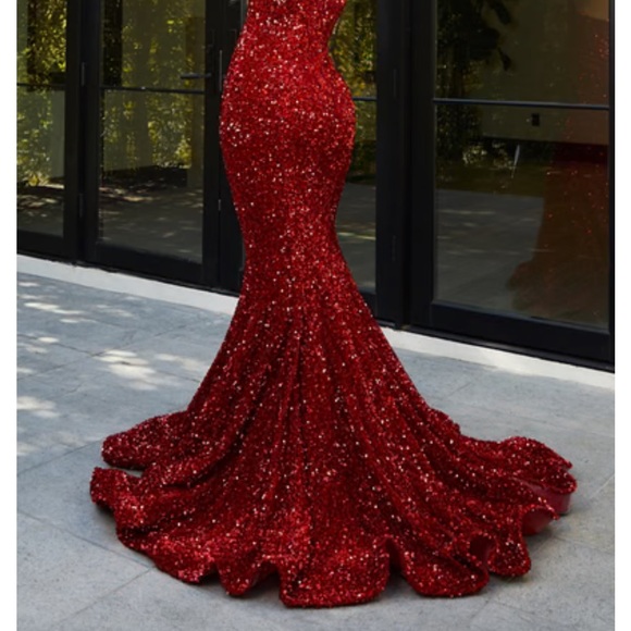 NWT Portia and Scarlett red sequin dress size 18 brand new tags on - Picture 7 of 10